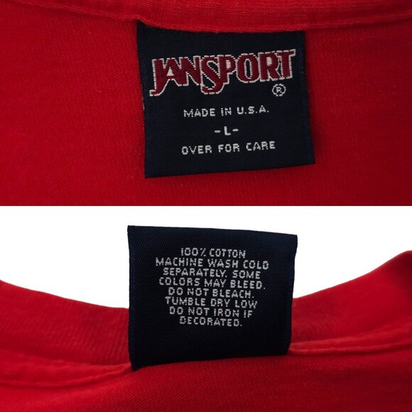 Jansport Uncle Bobs Int'l Travel Agency T Shirt Adult L Vintage Single Stitch - Picture 9 of 16